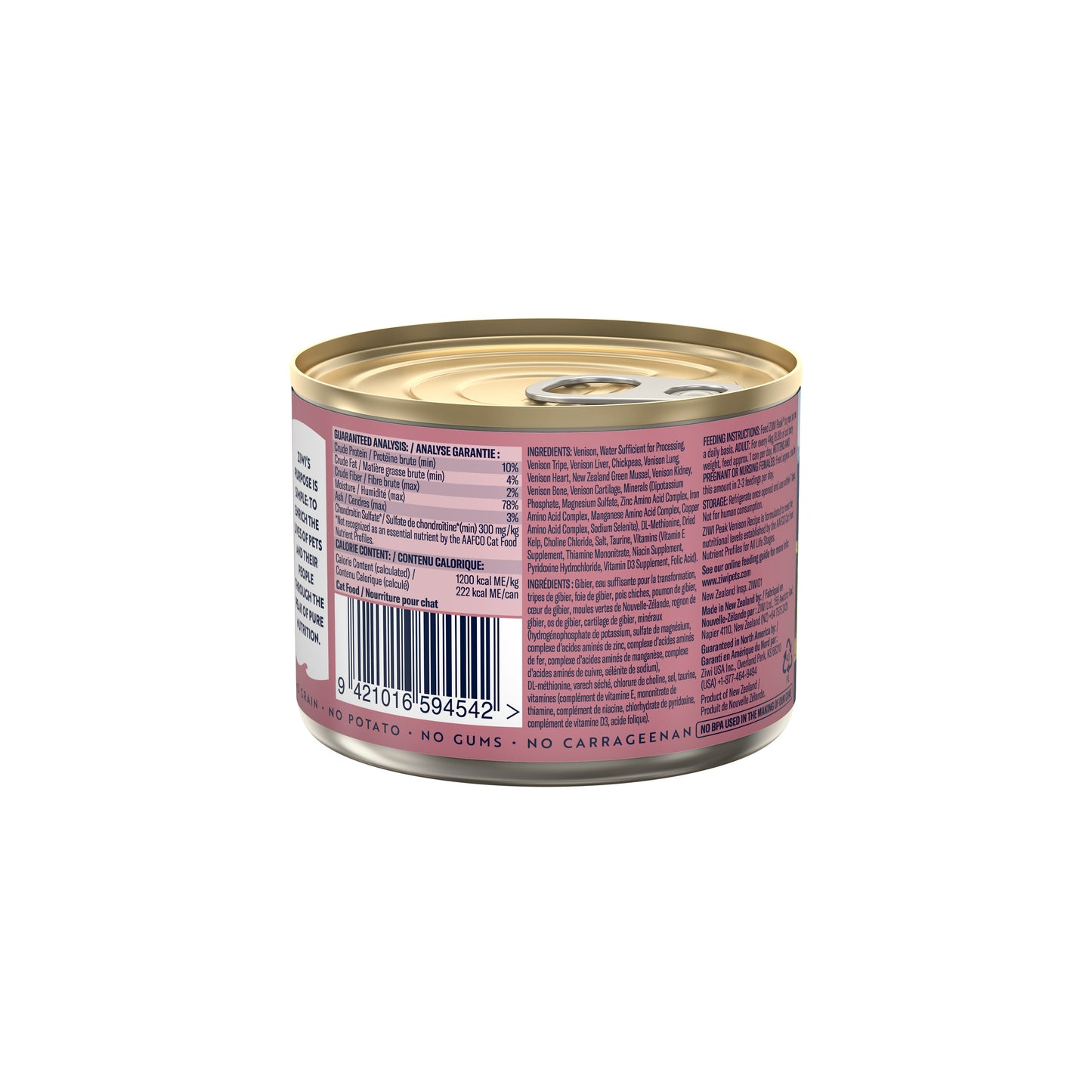 Ziwi Peak Cat Can Venison Recipe