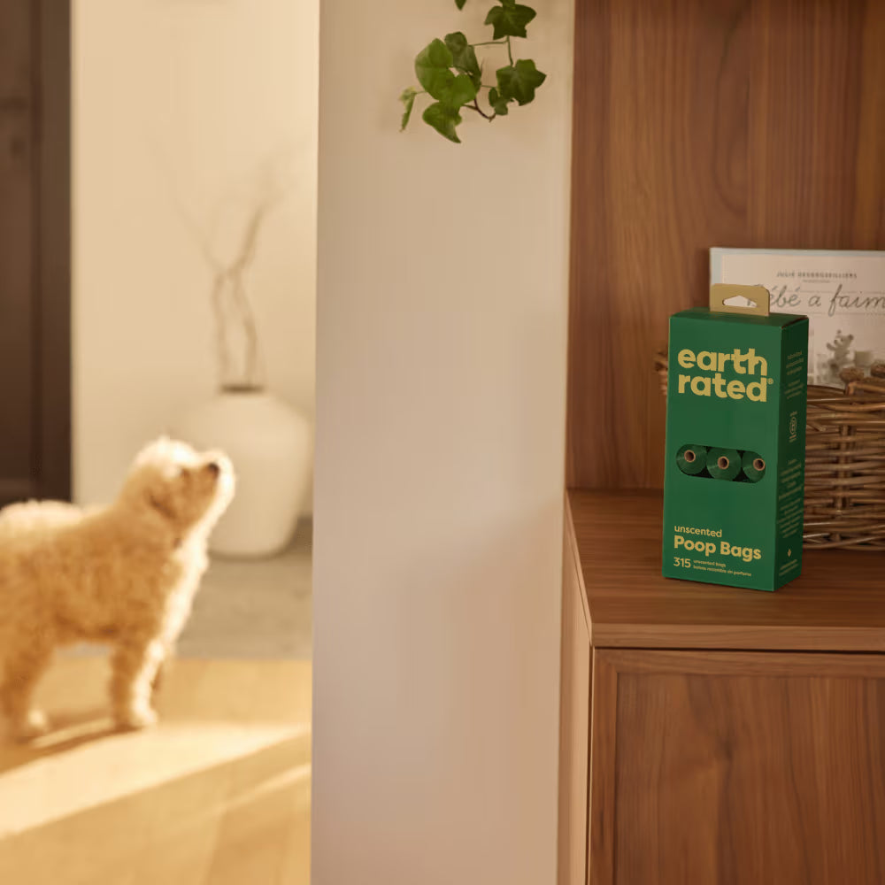 Earth Rated Poo Bags Unscented 65% Recycled Plastic